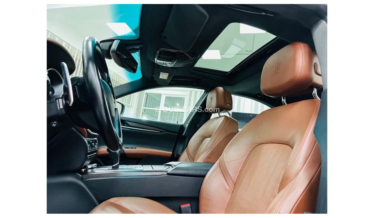 Maserati Ghibli GCC .. FSH .. S .. V6 ..perfect Condition