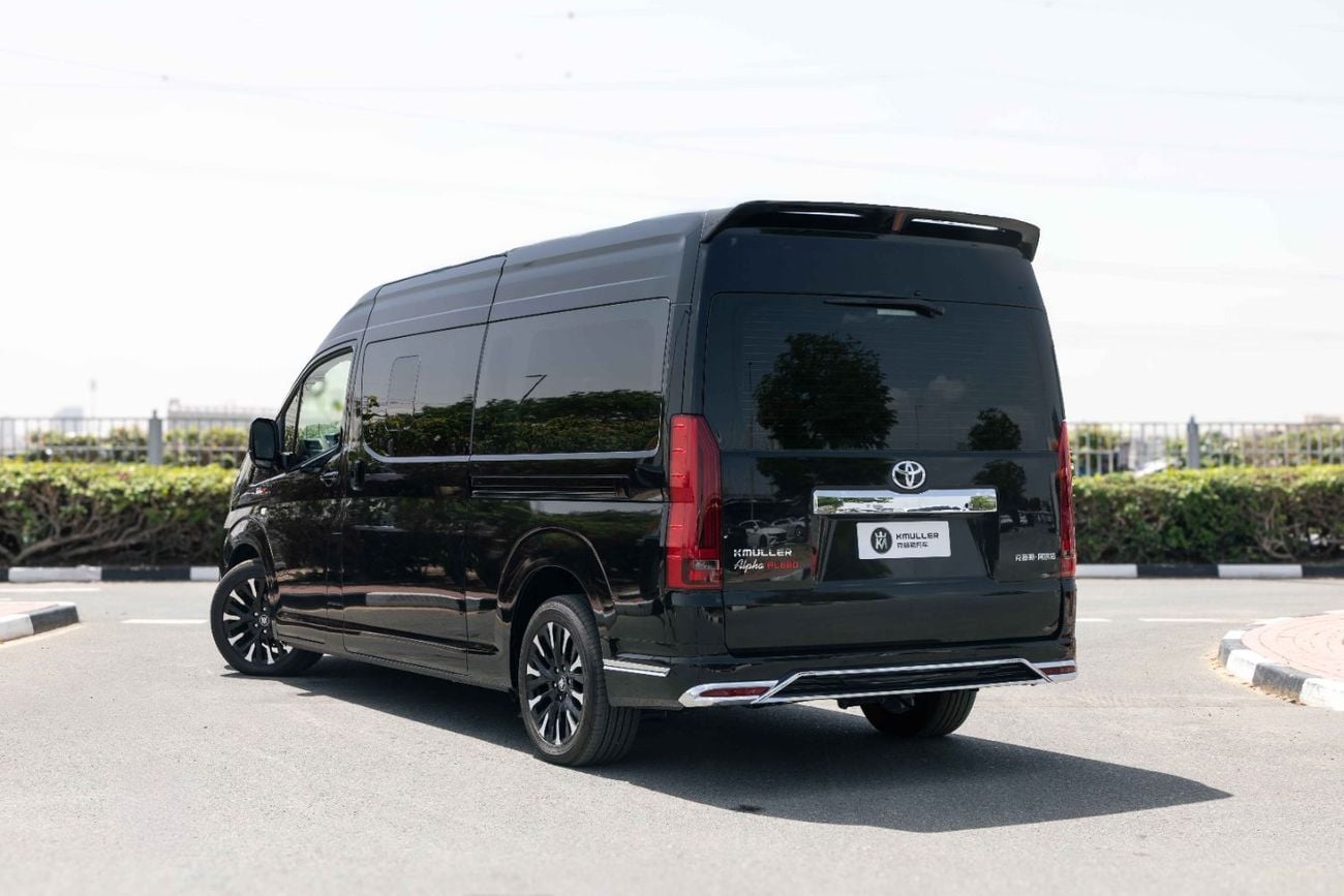 Toyota Hiace Alpha AL680 KMuller Edition 3.5L - Black Inside Brown | Export Only