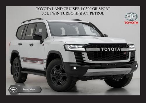 تويوتا لاند كروزر #Al TOYOTA LAND CRUISER LC300 GR SPORT 3.5L TWIN TURBO HI(i) A/T PTR Only export