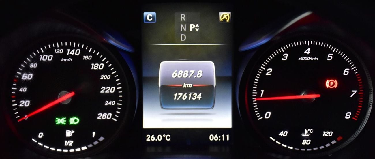 Mercedes-Benz C 200 EXCELLENT DEAL for our Mercedes Benz C200 ( 2016 Model ) in Black Color GCC Specs