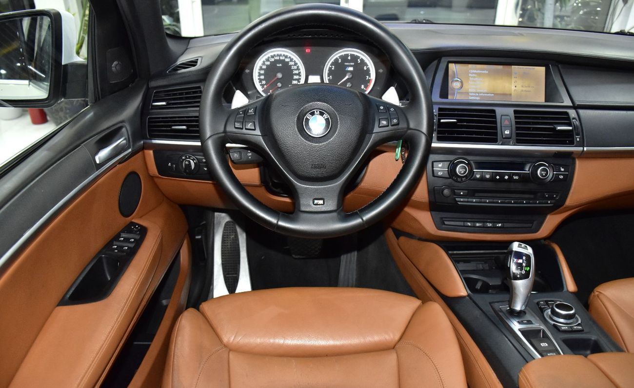 BMW X5M EXCELLENT DEAL for our BMW X5 M ( 2010 Model ) in White Color GCC Specs