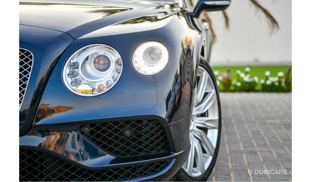 Bentley Continental GT V8 Twin Turbo  - Under Warranty! - GCC - AED 7,226 P.M - 0% DP - FREE IPHONE XR