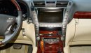 Lexus LS460 Imported 2008 black color inside beige number one leather hatch in excellent condition