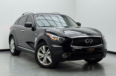 Infiniti QX70 2018 Infinite QX70 Sport Luxury, 1 Year Warranty, Infiniti Service History, Excellent Condition, GCC