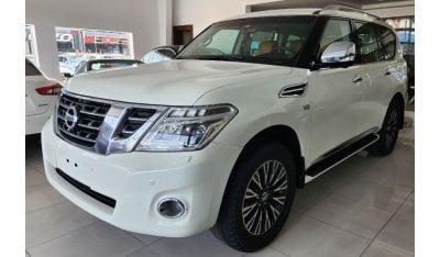 Nissan Patrol 2017 nissan patrool  LE titanium  gcc first  owner with services  history  no paint  Accident