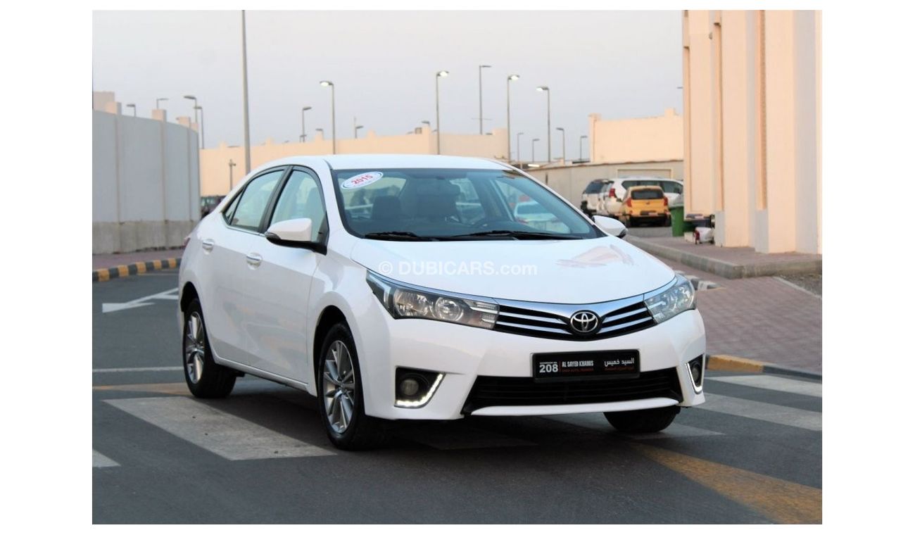 تويوتا كورولا تويوتا كورولا 2015 خليجي رقم 2 بصمه 1.6 بحالة ممتازة بدون حوادث نظيفه جدا من الداخل والخارج