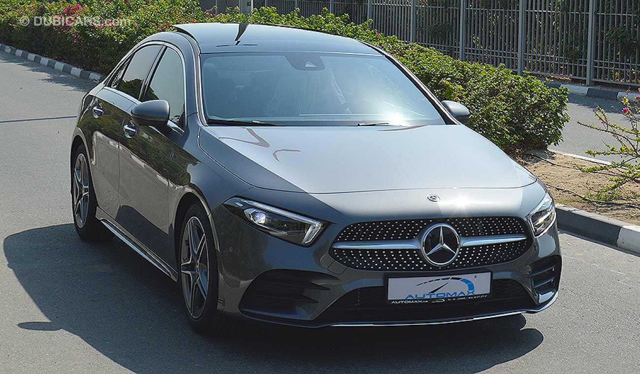 مرسيدس بنز A 200 AMG 2020, I-4 GCC, 0km with 2 Years Unlimited Mileage Warranty + 3 Years FREE Service