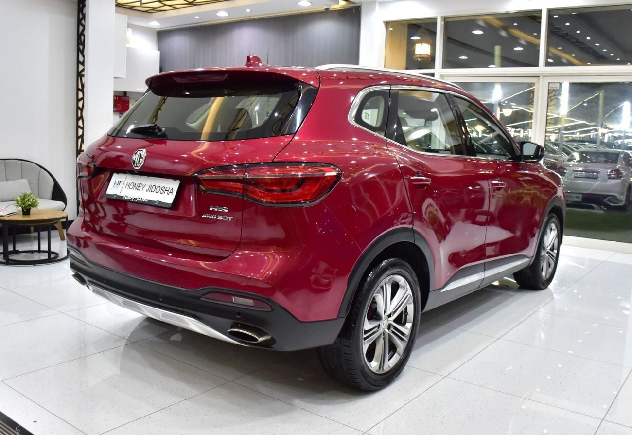 MG HS LUXURY EXCELLENT DEAL for our MG HS Trophy AWD 30T ( 2020 Model ) in Red Color GCC Specs