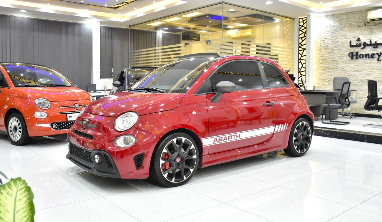 Abarth 695 EXCELLENT DEAL for our Abarth 695 Turismo Cabrio ( 2023 Model ) in Red Color GCC Specs