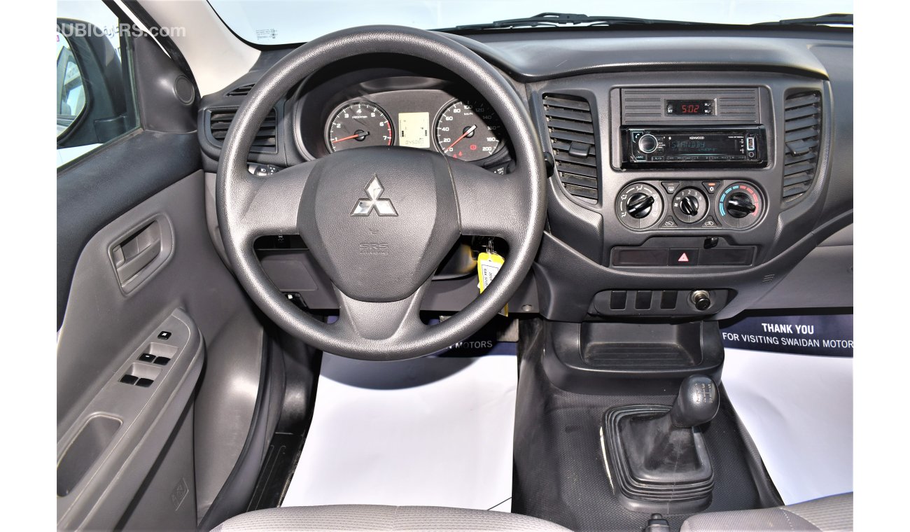 Mitsubishi L200 AED 978 PM | 2.4L GLS GCC DEALER WARRANTY