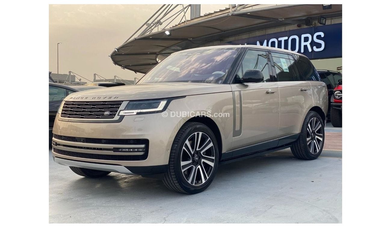 Land Rover Range Rover GOLD COLOR GCC SPEC UNDER WARRANTY AND SERVICE