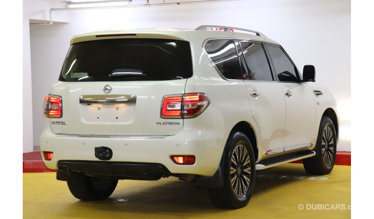 Nissan Patrol Nissan Patrol Platinum V8 2015 GCC under Warranty with Zero Down-Payment.