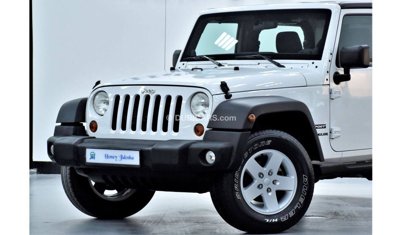 Jeep Wrangler EXCELLENT DEAL for our Jeep Wrangler Sport ( 2012 Model ) in White Color GCC Specs