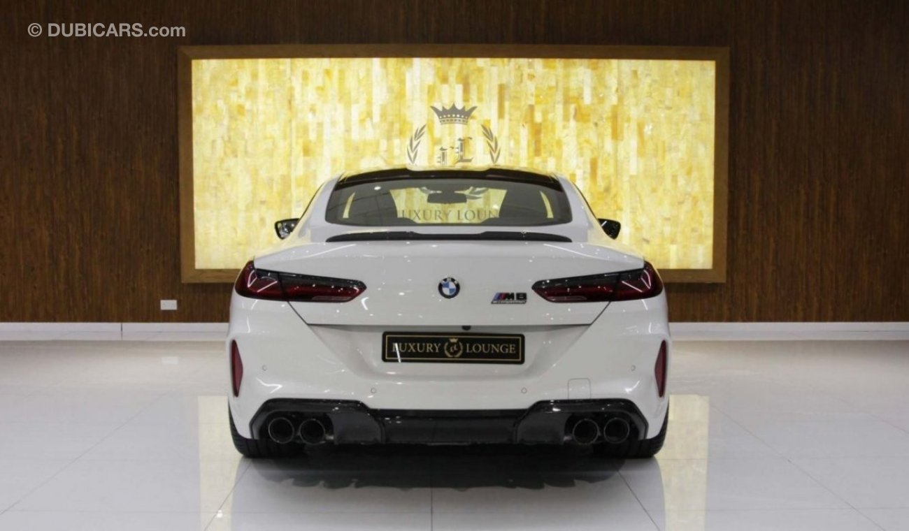 BMW M8 COMPETITION COUPÉ , GCC UNDER WARRANTY AND CONTRACT SERVICE