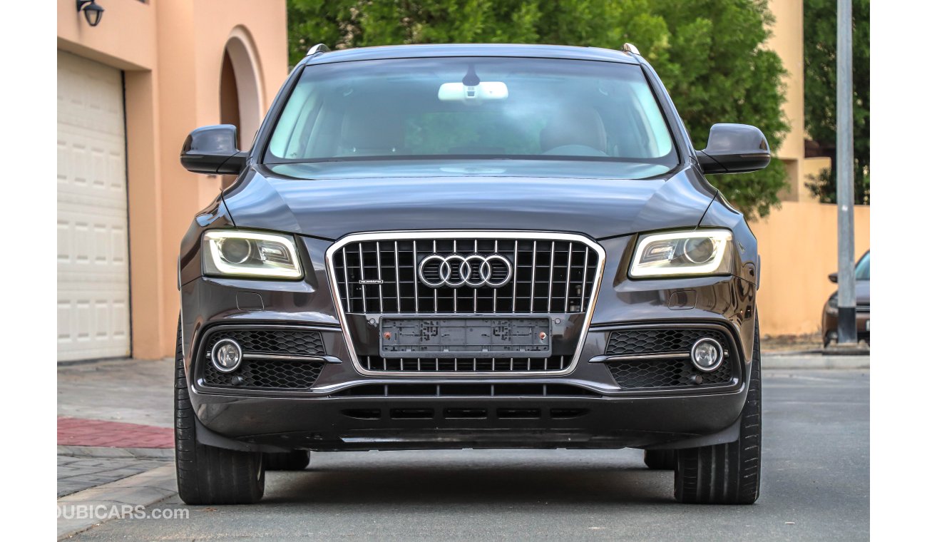 Audi Q5 3.0L (Full option) 2014 GCC under Warranty with Zero Down-Payment.