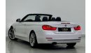 BMW 420i 2017 BMW 420i Sport Line Convertible, Full BMW Service History, Warranty, GCC