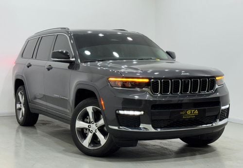 جيب جراند شيروكي L Limited 3.6L 2022 Jeep Grand Cherokee L Limited, 2027 Jeep Warranty + Service Pack, Full Options,