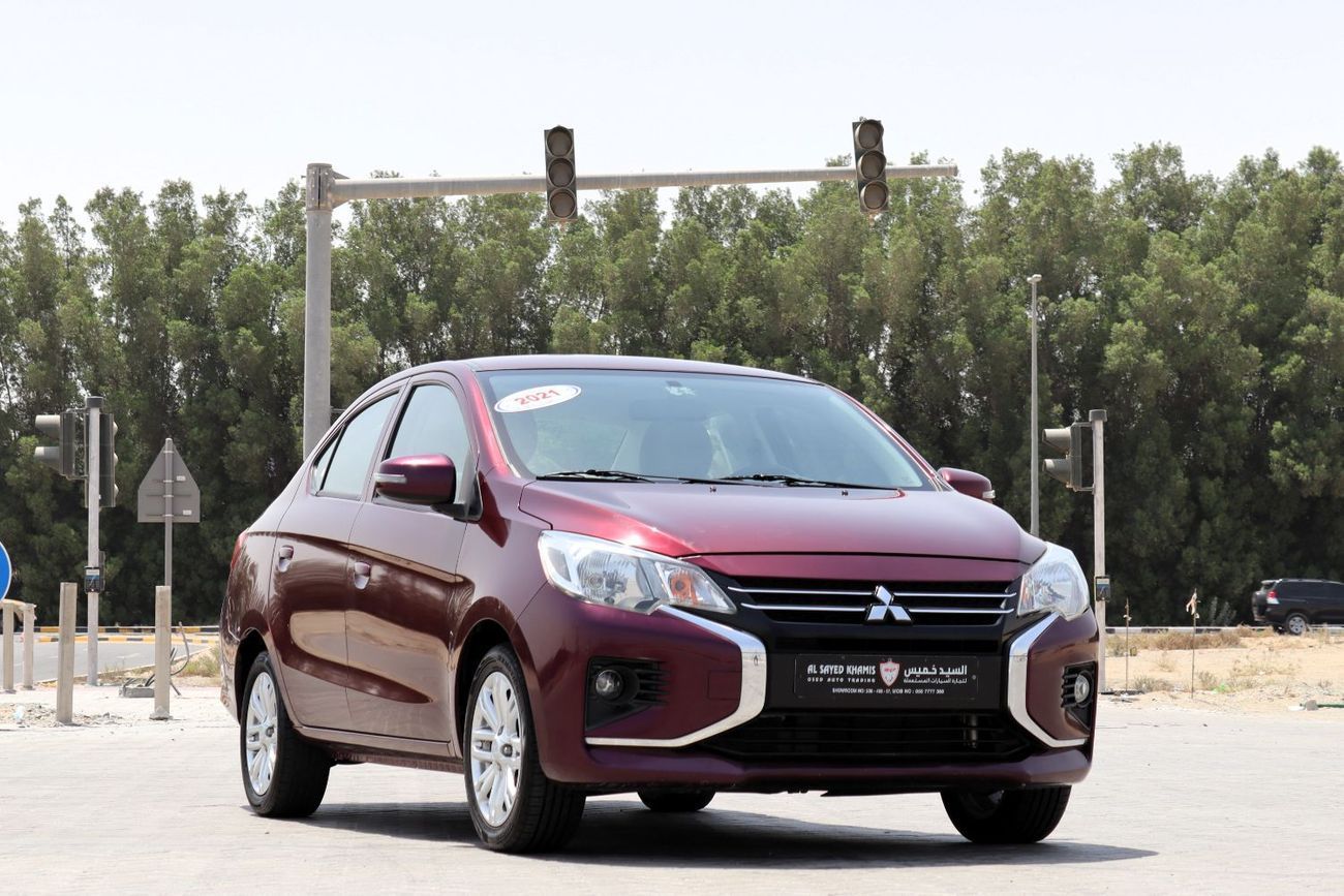 Mitsubishi Attrage GLX Premium 1.2L Mitsubishi Attrage 2022 GCC version in excellent condition, mileage 57,000 kilometr