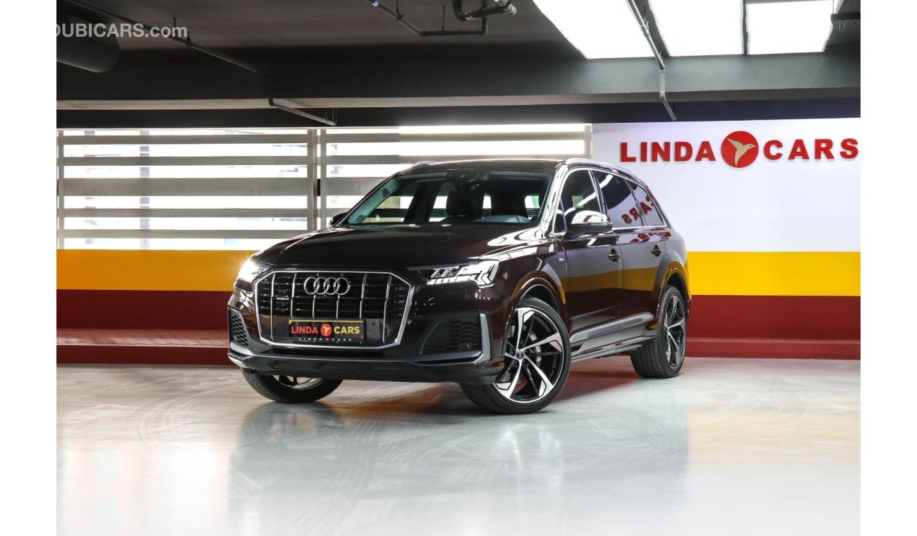 أودي Q7 Audi Q7 55TFSi Quattro S-Line 2020 GCC under Agency Warranty with Flexible Down-Payment