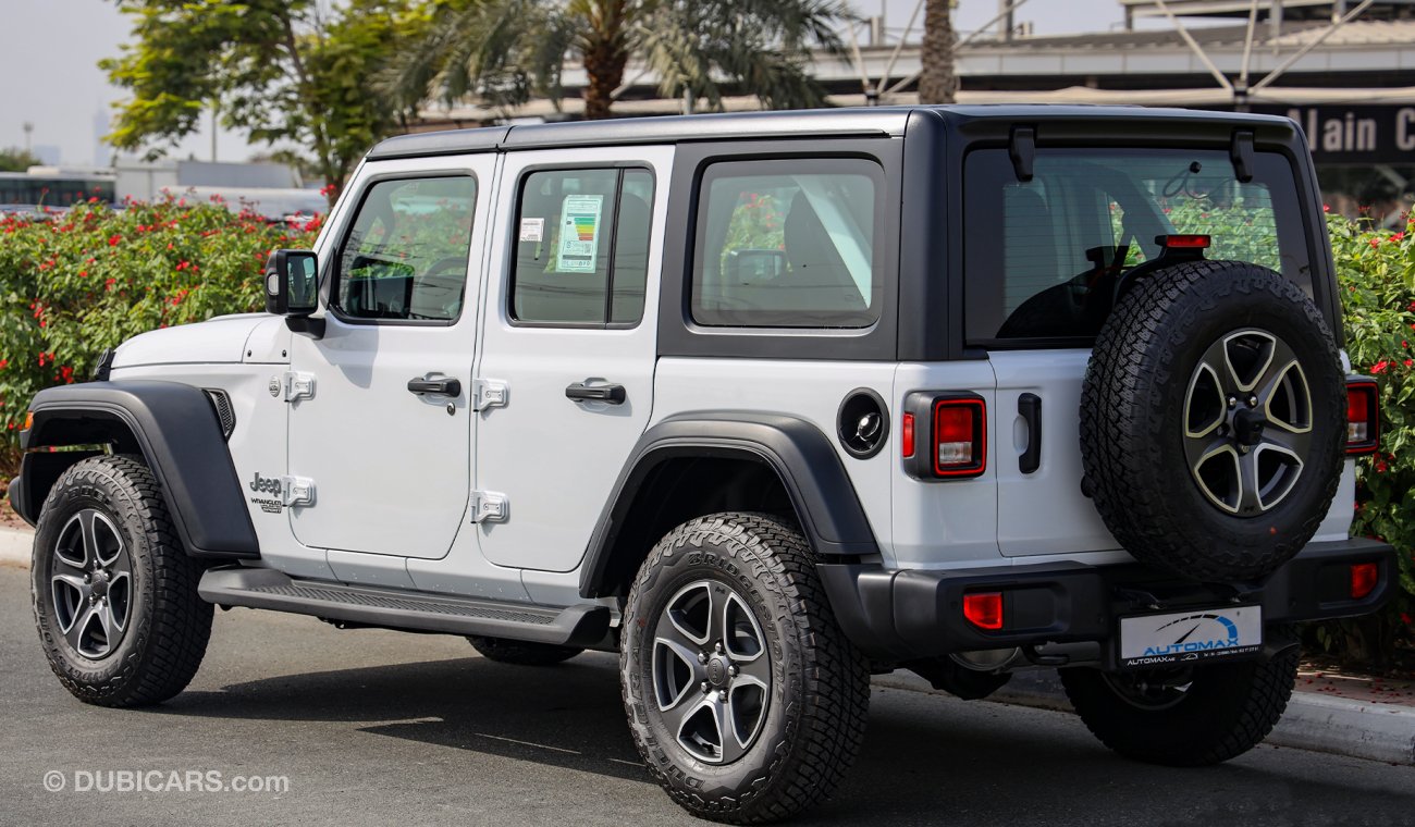 Jeep Wrangler UNLIMITED SPORT 2021 V6 3.6L GCC 0km W/ 3 Yrs or 60K km Warranty @ Official Dealer