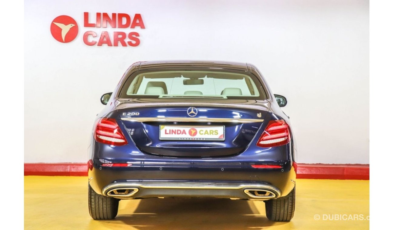 مرسيدس بنز E 200 Mercedes Benz E200 2019 GCC under Warranty with Zero Down-Payment.