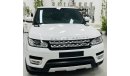 Land Rover Range Rover Sport GCC .. FSH .. Perfect Condition .. HSE .. Top Range .. V6 .