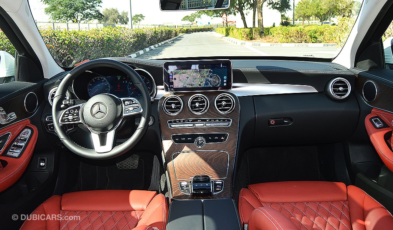 Mercedes-Benz C200 2019 AMG Luxury, GCC, I-4 Engine, 0km with 3 Years or 100,000km Warranty