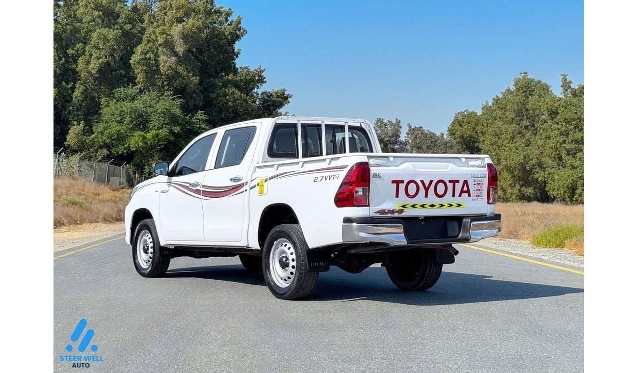Toyota Hilux GL 2.7L Double Cab Utility 4WD MT  Reliable Condition / GCC Specs / Ready to Drive / Book Now!