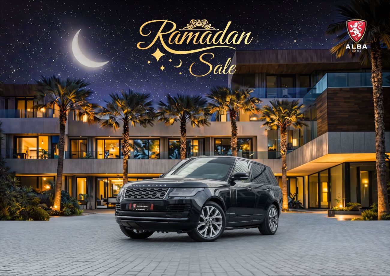لاند روفر رينج روفر Range Rover Vogue SE Supercharged V8 | 3,525 P.M | 0% Downpayment | Perfect Condition! | Ramadan Off
