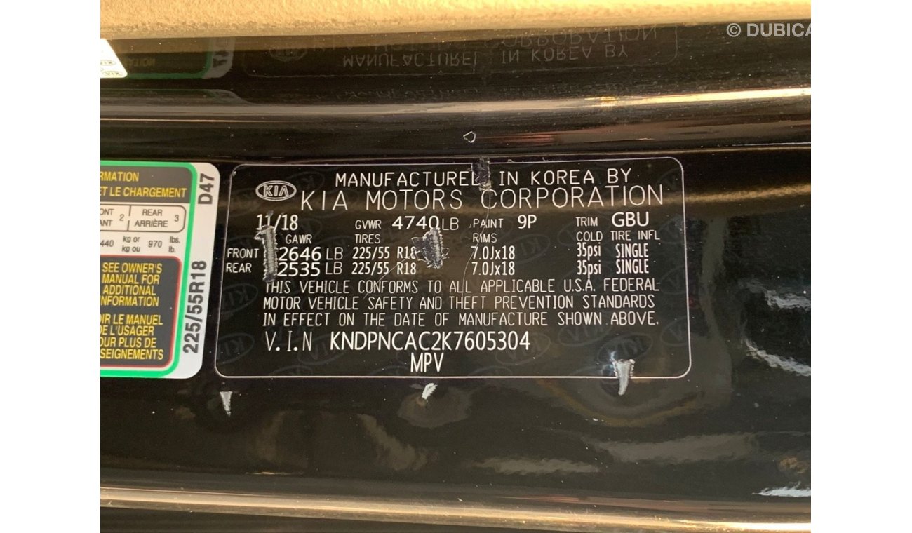 Kia Sportage 2019 KIA SPORTAGE 4x4 FULL OPTION IMPORTED FROM USA