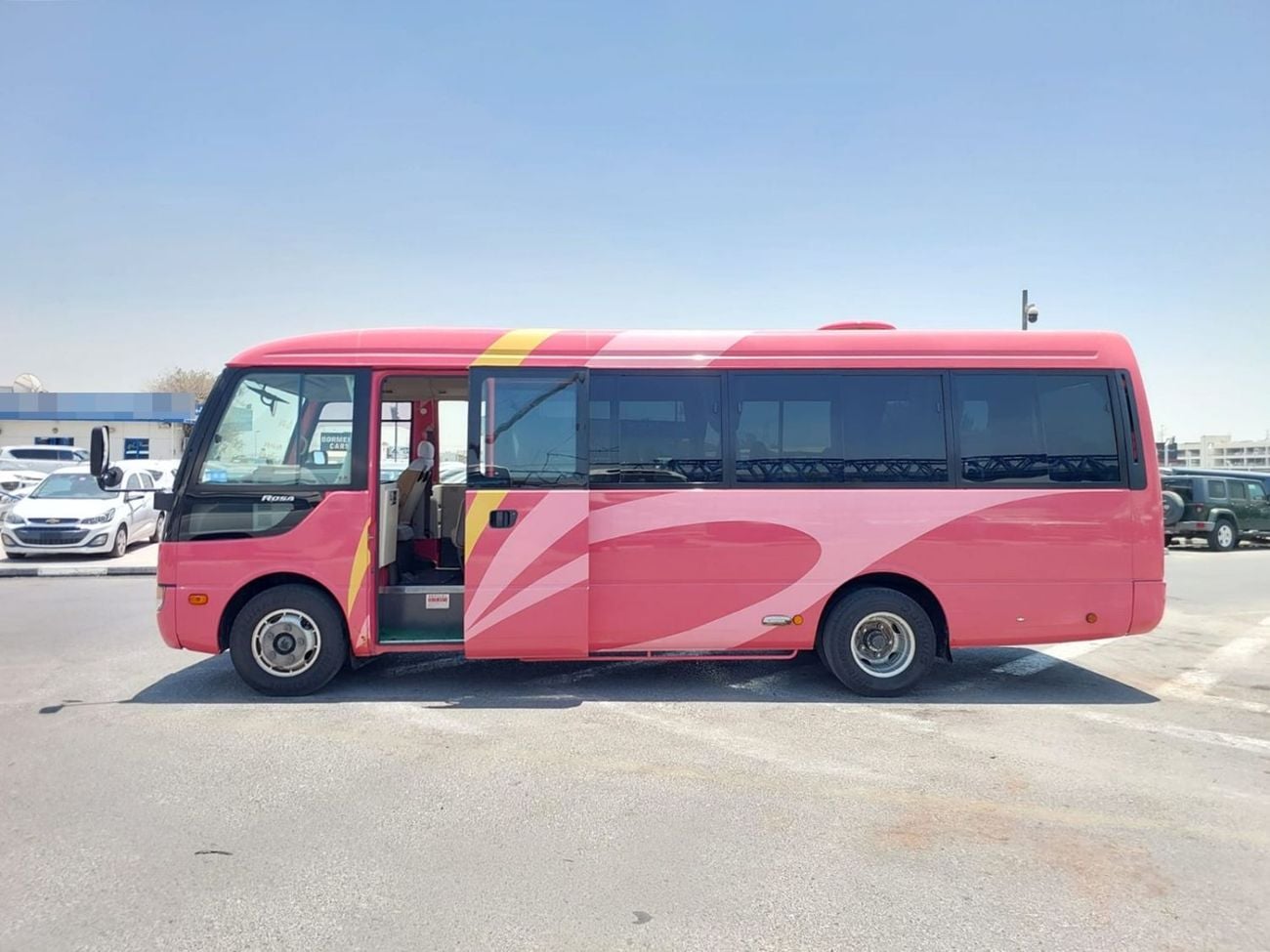 ميتسوبيشي روزا 2008 MITSUBISHI ROSA BUS RHD DIESEL MANUAL 4M50 ENGINE(PM00169)