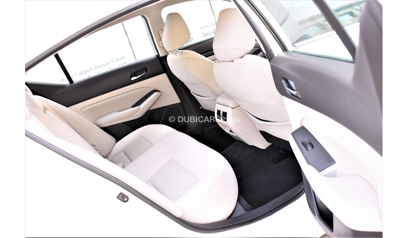 Nissan Altima AED 1039 PM 2.5L S 2020 GCC DEALER WARRANTY