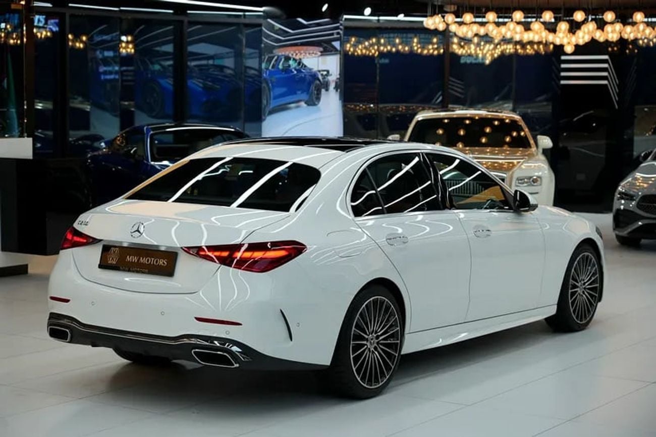 مرسيدس بنز C 200 C 200 | GCC 0km | Agency Warranrty | AMG Package