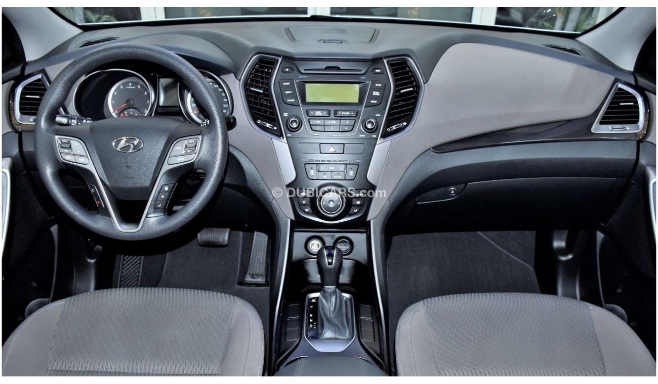Hyundai Santa Fe EXCELLENT DEAL for our Hyundai SantaFe ( 2015 Model ) in Silver Color GCC Specs