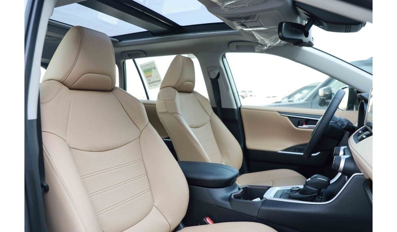 Toyota RAV4 2024 TOYOTA RAV4 HIGH 2.5 Hybrid - PLATINUM WHITE PEARL inside BEIGE | Export Only