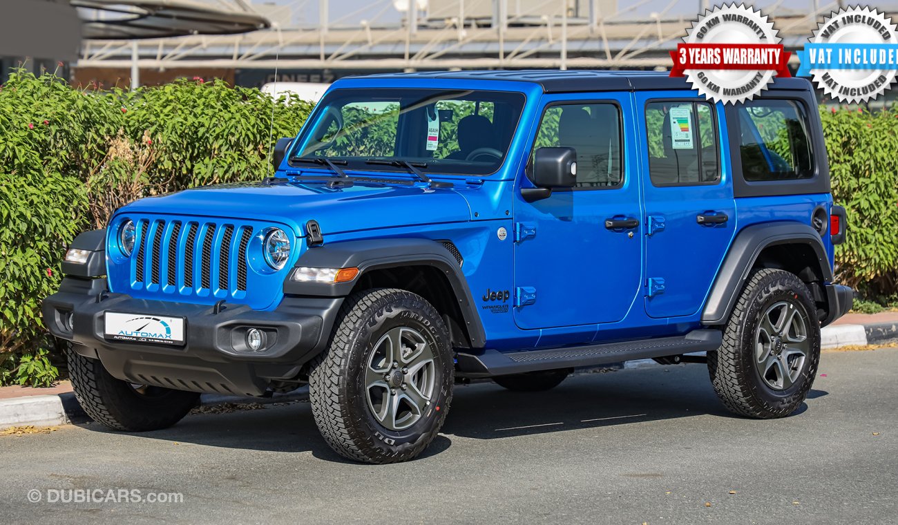 Jeep Wrangler Unlimited Sport Plus V6 3.6L , GCC , 2022 , 0Km , W/3 Yrs or 60K Km WNTY @Official Dealer