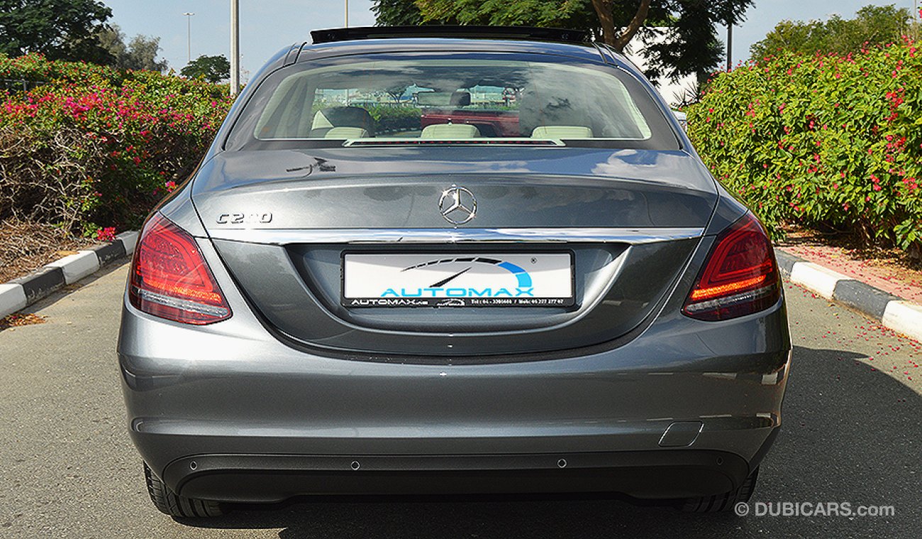 مرسيدس بنز C200 2020 AMG, GCC, 0km w/ 2Yrs Unlimited Mileage Warranty + 3Yrs Service @ EMC