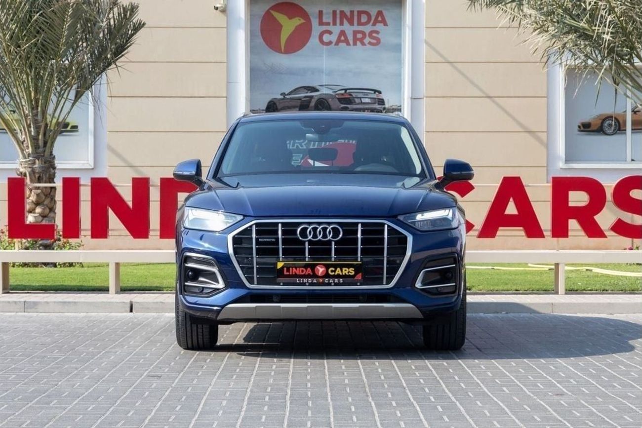 أودي Q5 45 TFSI Quattro 2.0L Audi Q5 45TFSI Quattro 2022 GCC under Agency Warranty and Service Contract with