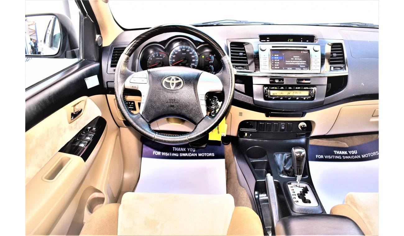 Toyota Fortuner AED 1468 I PM | 4.0L GXR V6 4WD GCC WARRANTY