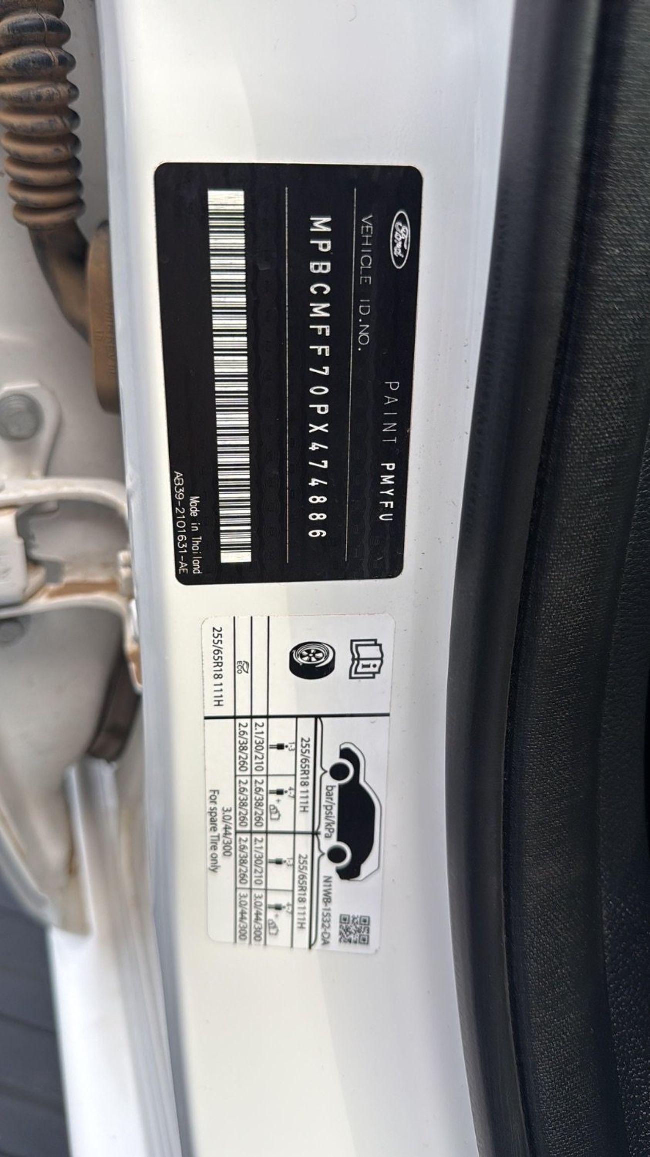 فورد رانجر Sport export from Australia