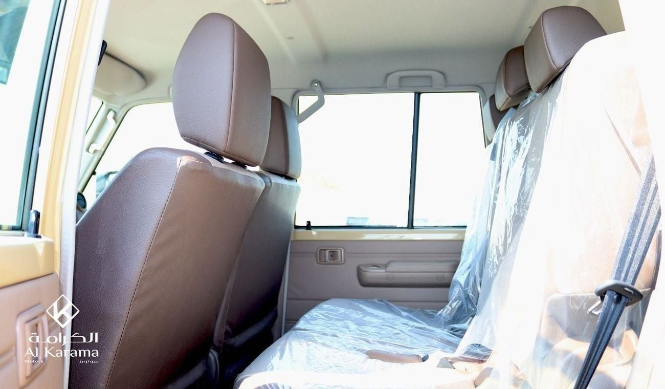 تويوتا لاند كروزر 70 تويوتا لاند كروزر ٧٦ هارد توب | ديزل ٤٫٢ لتر | دفع رباعي يدوي | قفل تفاضلي | ٥ أبواب | ٩ مقاعد فأكثر