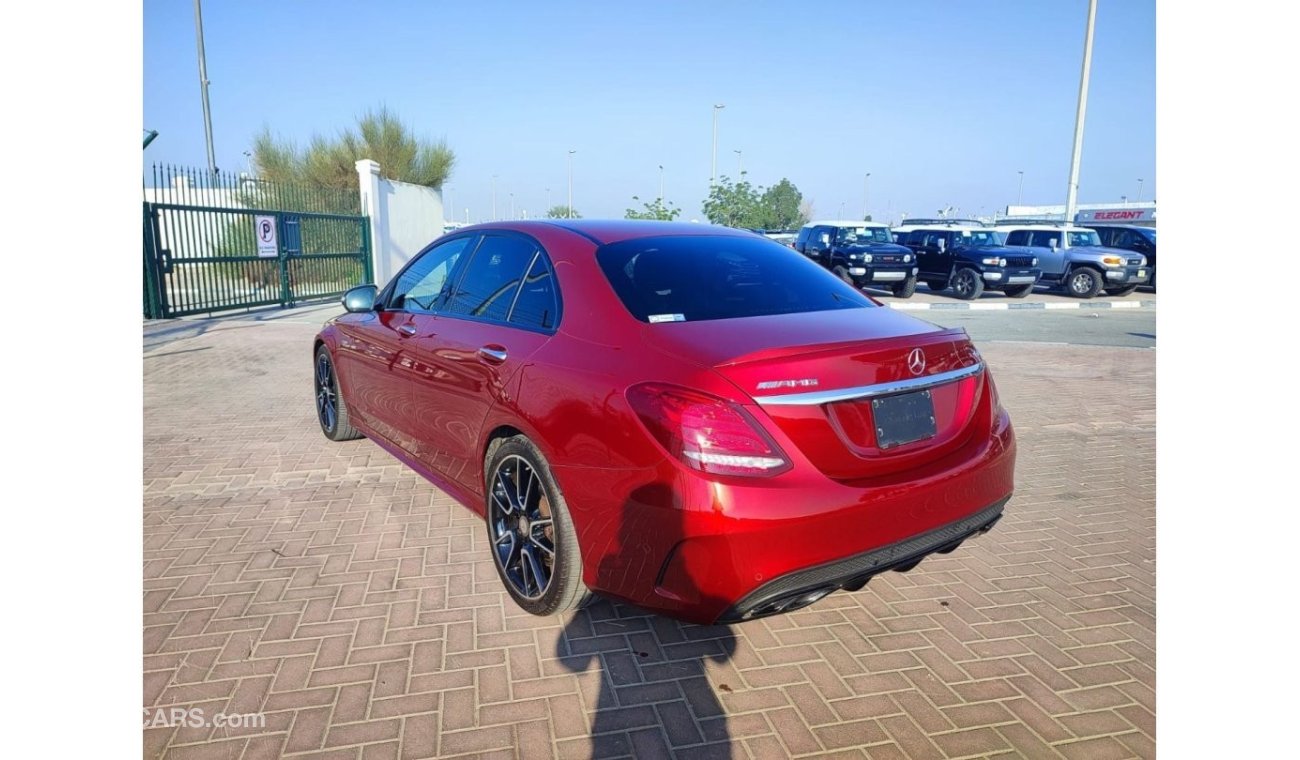 مرسيدس بنز C 43 AMG MERCEDES BENZ c43 2016 RED PETROL kms 43199 (347209)