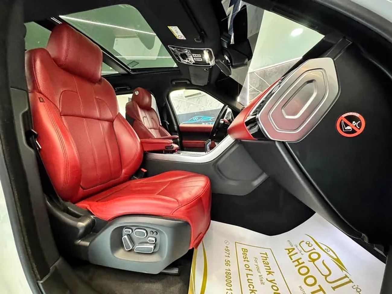 Land Rover Range Rover Sport AUTOBIOGRAPHY V8 || RED INT || TOP RANGE || GCC || ACCIDENTS FREE || LOW MILEAGE