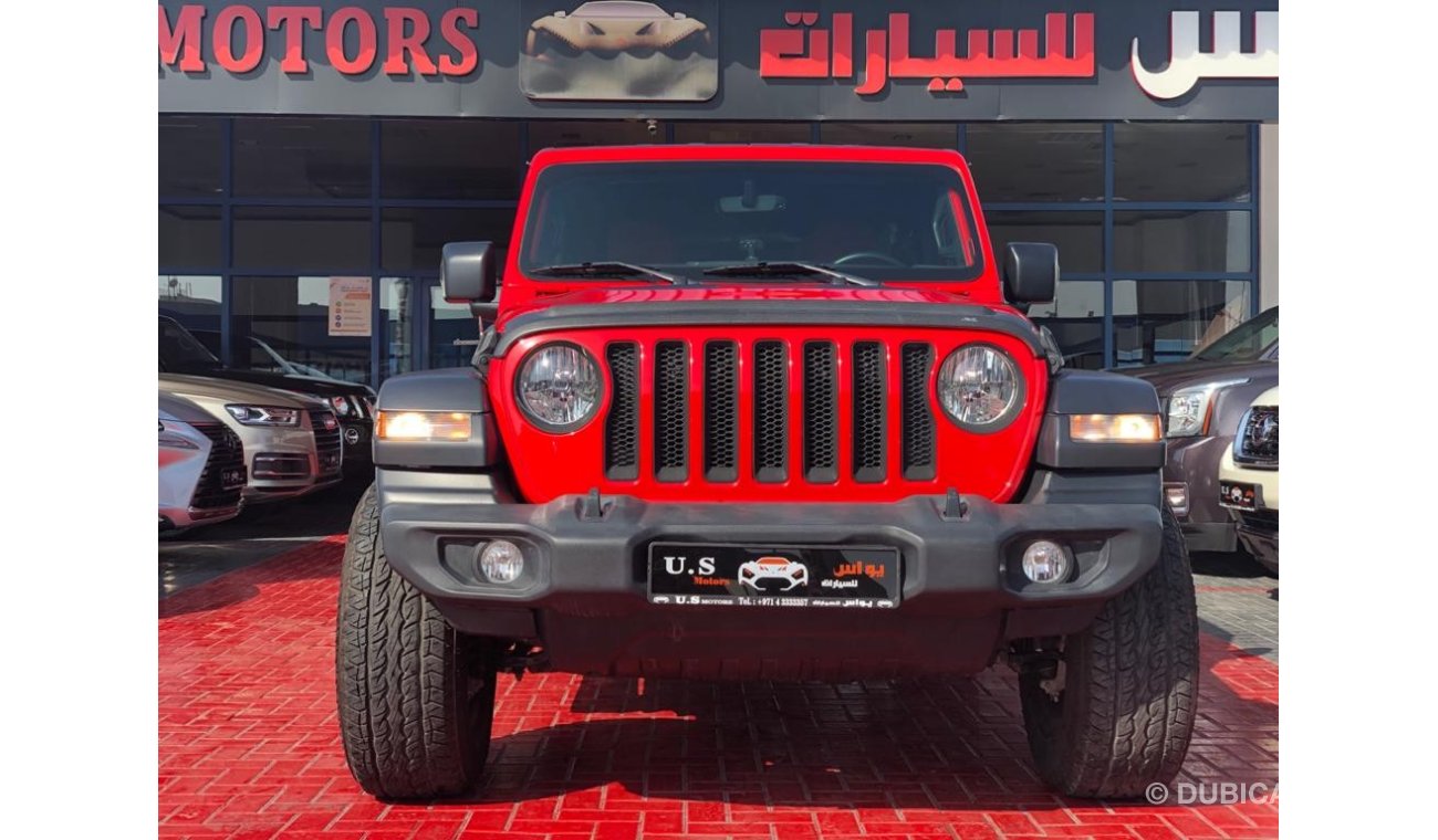 جيب رانجلر UNLIMITED LIFTED GCC 2018 FSH LOW MILEAGE WITH AGENCY WARRANTY IN MINT CONDITION