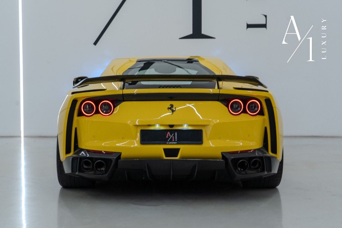 Ferrari 812 Superfast 2018 Ferrari 812 SuperFast, N-LARGO By Novitec, 1 of 18 Limited Edition, Giallo M, European Spec