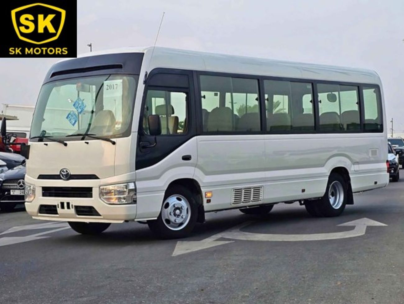 تويوتا كوستر DIESEL/ V6 1HZ ENGINE/ 23 SEATER/ LOW MILEAGE/ EXPORT ONLY / LOT# 6001217