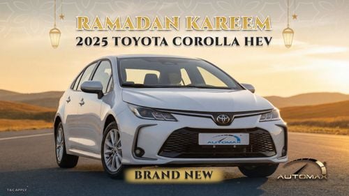 تويوتا كورولا HEV 1.8L 2025 0Km With 3 Years Or 100,000 Km Warranty