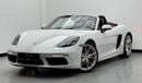 Porsche 718 Boxster S 2.5L A/T 2017 Porsche 718 Boxster S, Porsche Service History, Excellent Condition, GCC