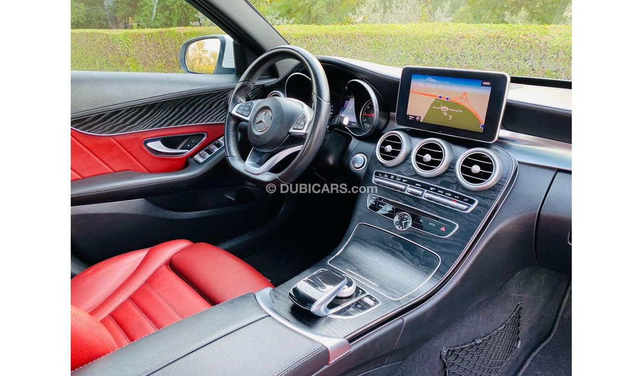 Mercedes-Benz C 200 AMG Pack Mercedes banz AMG 2016 GCC FULL OPTION perfect condition original paint