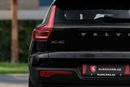 Volvo XC40 T4 R Design  | 2,565 P.M  | 0% Downpayment | Agency Serviced!